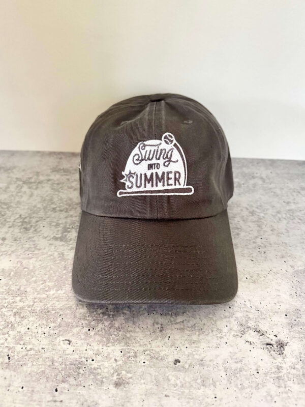 Swing into Summer hat, gray, one size